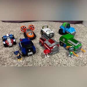 PAW Patrol Vehicles & Figures Lot